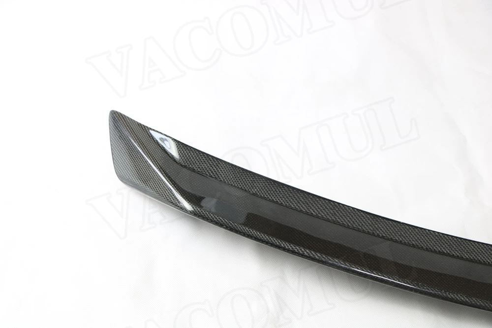 VACOMUL Carbon Fiber Car Rear Spoiler for Cadillac ATS Sedan 4 Door 2015 2016 2017 2018 2019 V Style FRP Rear Bumper Trunk Wings