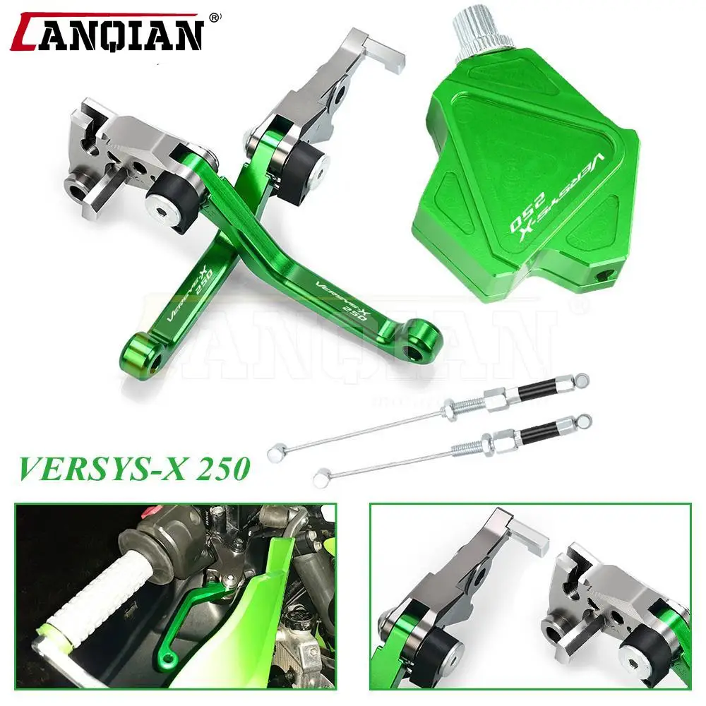 

Dirt Bike Brake Clutch Lever For Kawasaki VERSYS-X 250 VERSYSX250 VERSYS-X250 TOURER 2020 Stunt Clutch Easy Pull Cable System