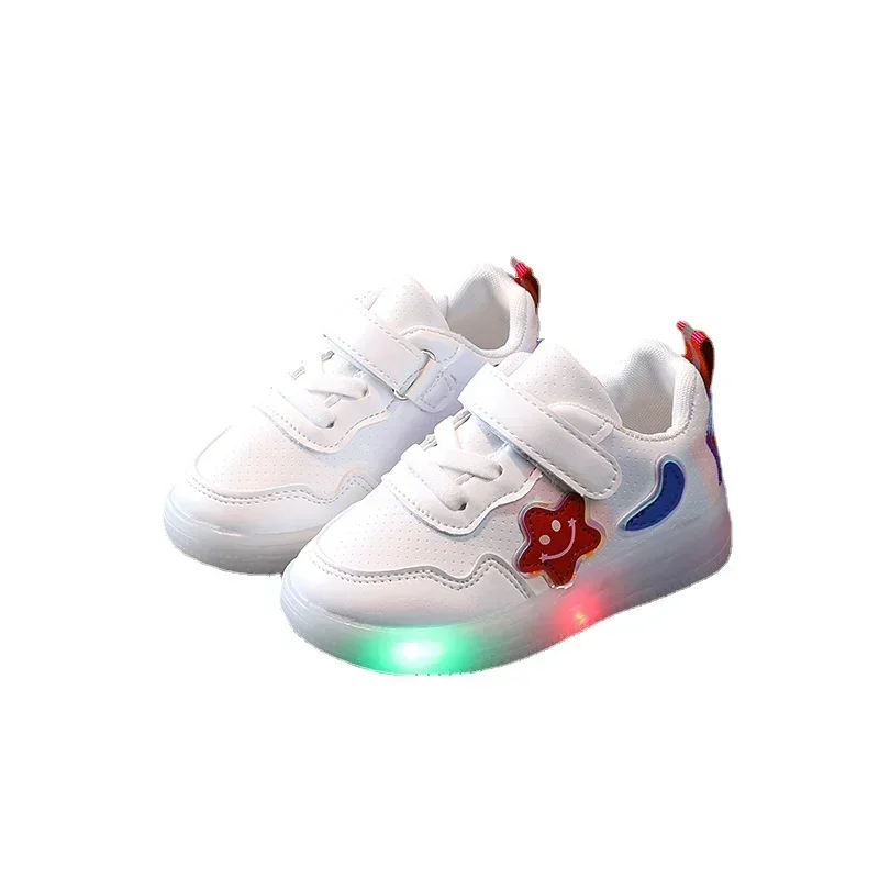 

Kids LED Light Casual Shoes Boys Cute Cartoon Glowing Sneakers Children Soft Bottom Anti Slip Sports Shoes Fashion Girls Shoes