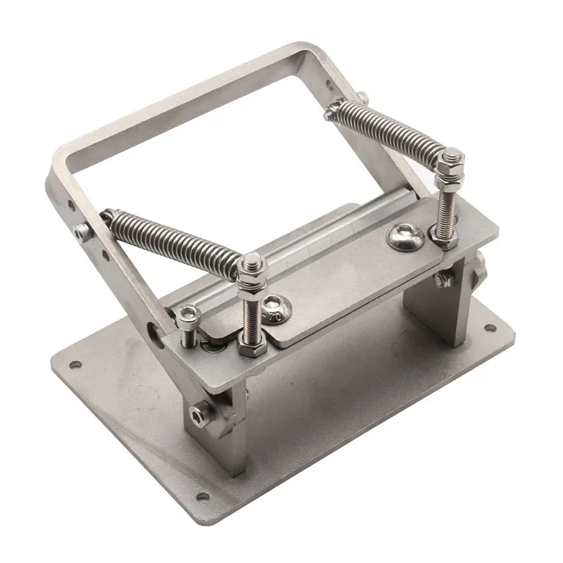 Stainless steel craft leather strips, belts, manual diluter, DIY cutting and peeling tool, + 10 blades, 10mm * 18mm