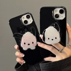 1pcs Sanrio Ring Buckle Iphone Accessories Pochacco Cute Cartoon Mobile Phone Grip Phone Holder Car Animation Decoration Gift