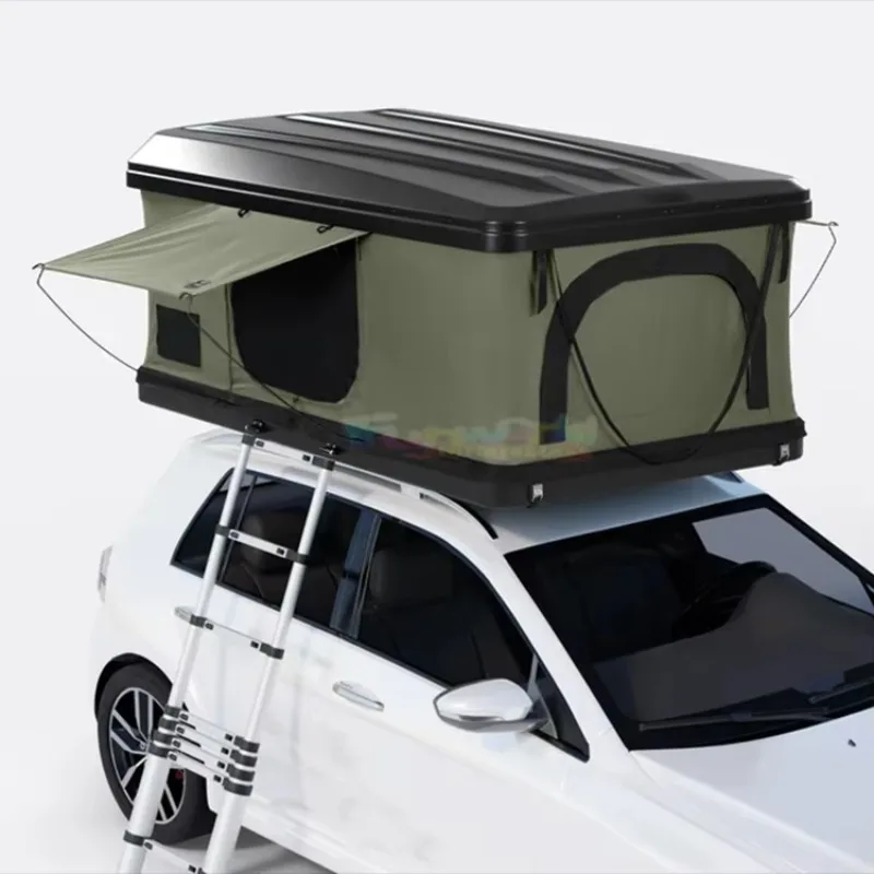 

factory camping aluminum 4x4 roof tent box hard shell 2-3 people camping roof tent box car discount 2025