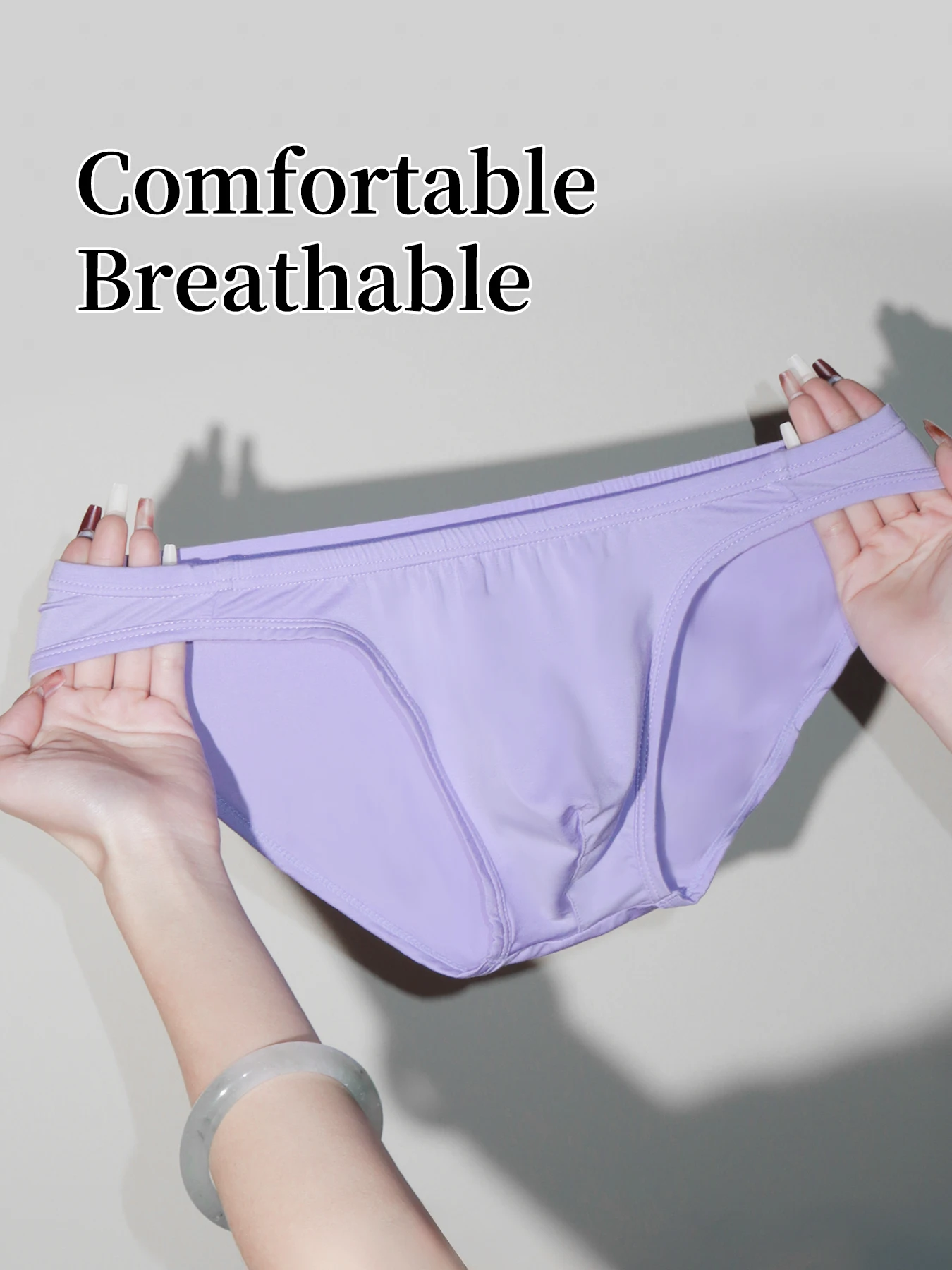 Sexy Men's Underwear Modal Comfortable Breathable Sports Fitness Solid Color Low Waist Hip Lifting Triangle Pants