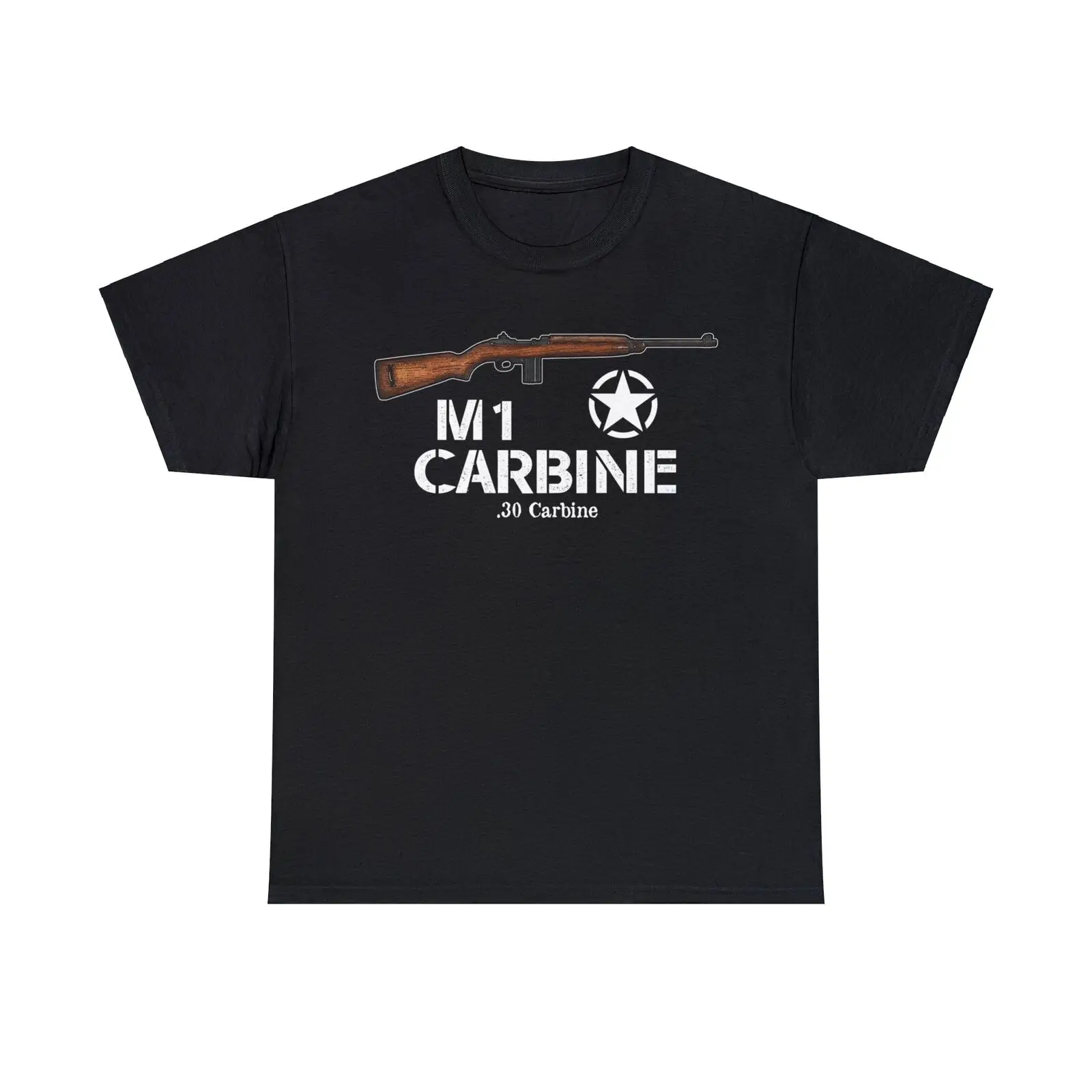 WWII US Army M1 Garand Carbine Rifle T-Shirt 100% Cotton O-Neck Short Sleeve Summer Casual Mens T-shirt Size S-3XL