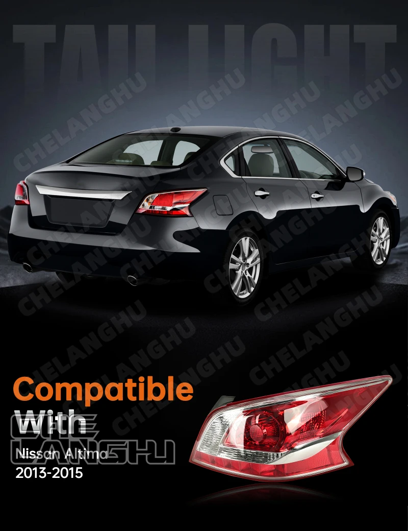 

Правый задний фонарь для Nissan Altima Teana 2013-2015 Седан: стоп-сигнал, дневные ходовые огни, автомобильный задний фонарь