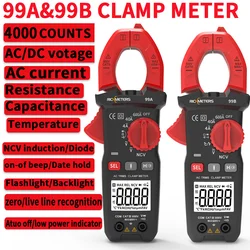 RICHMETERS 600A DC AC Voltage Digital Clamp Meter Auto Range Flash Light Back Light Amper Current ELECTRIC TICK Multimeter