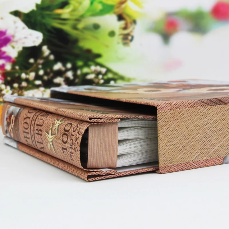 Customized. 7inch Laminated-Page Boxed Photo Album Inserts Photo Book Romantic Home Couple Studio Photo Album