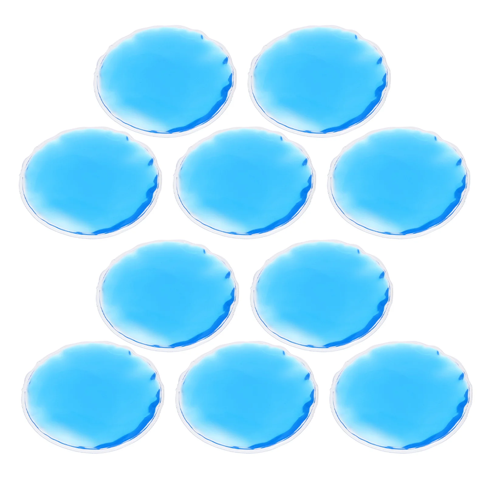 

10pcs For Eyes Mask 7cm Eye Pad Gentle PVC Gel Fatigue Relief Sleep Ice Cooling Eye Cooling Gels Ice Pack Pack