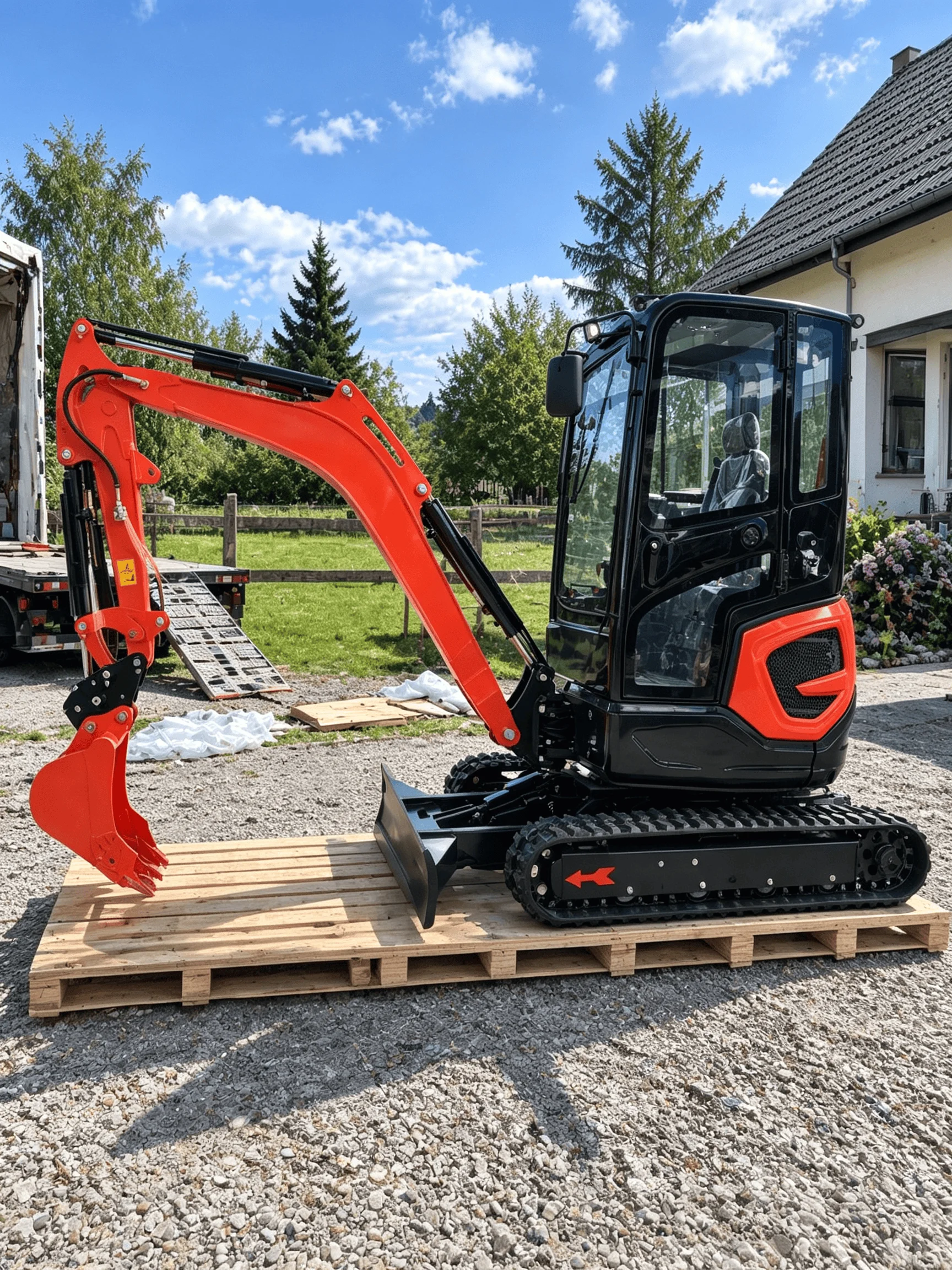 Diesel-Minibagger Kompakter Hydraulischer Raupenbagger 2,5 Tonnen CE EPA Euro 5 Kleinbagger Fabrikpreis Maßgeschneidert – Detail 2