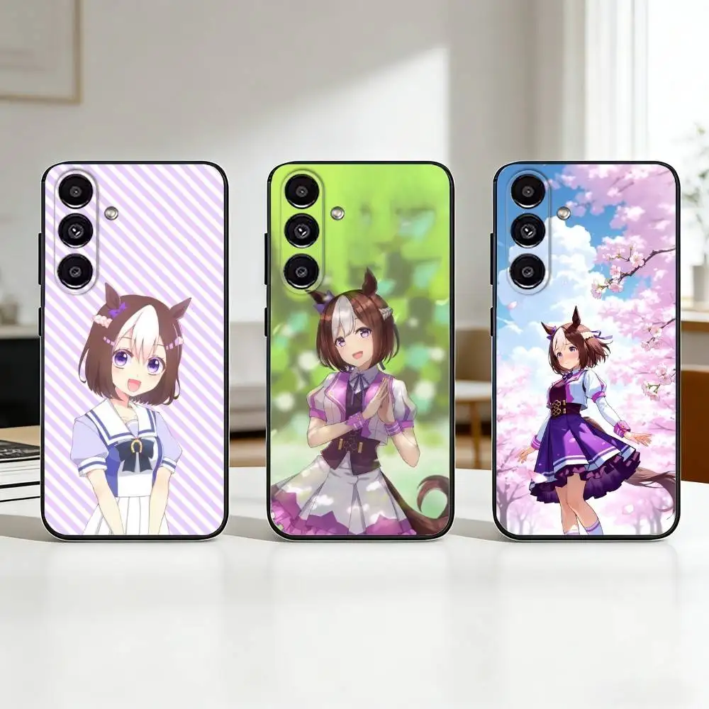 

U-uma M-musume pretty derby Phone Case For Samsung Galaxy A91,80,73,72 ,71,53,52,32 ,31,22,21s,20,Soft Black Case