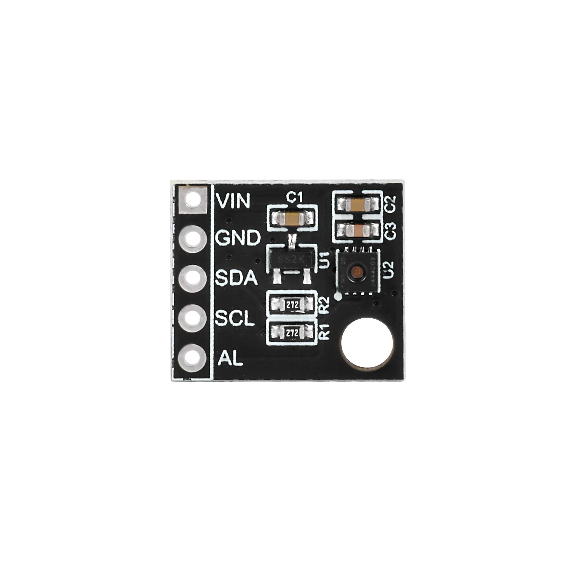 The NSHT30 temperature and humidity sensor module adopts the I2C interface and is compatible with the SHT30.