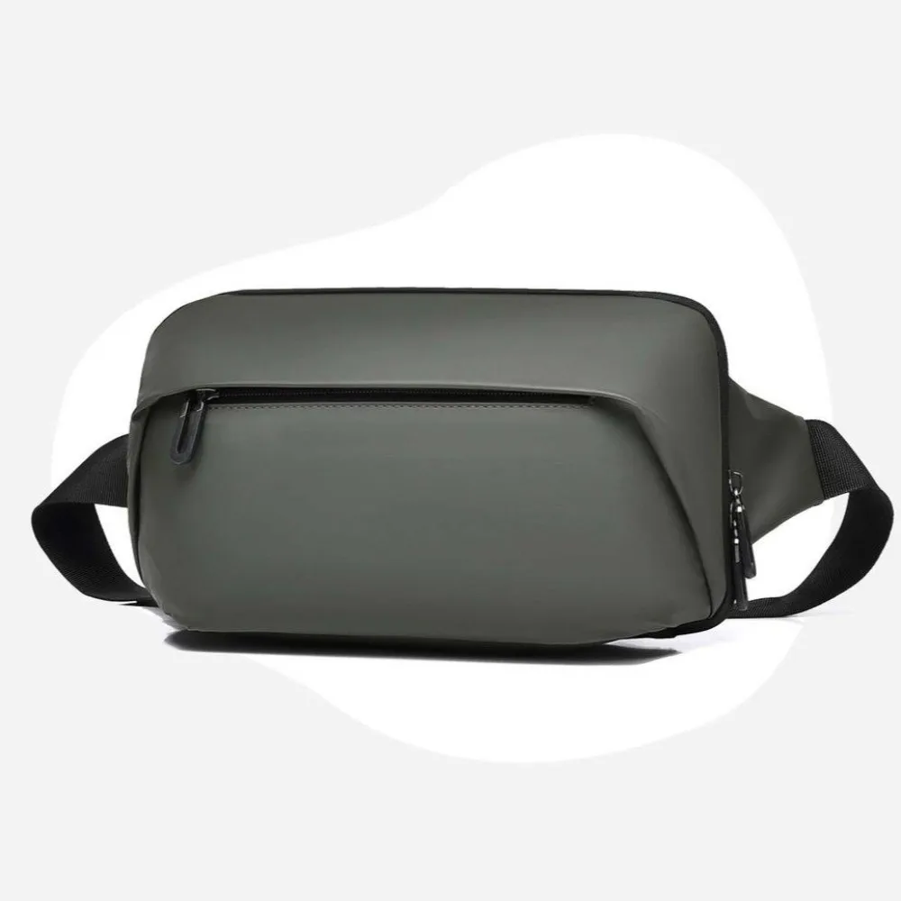 Bolsa de peito masculina à prova d'água, tecido oxford, estilo japonês, bolsa de mensagem esportiva, grande capacidade, bolsa de ombro, bolsa crossbody ao ar livre