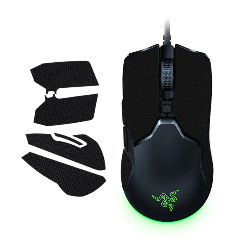 Fita Anti-Scratch Mouse Grip para Razer, DeathAdder V2, Basilisk, Viper Ultimate, Viper Mini, antiderrapante, à prova de suor, pele