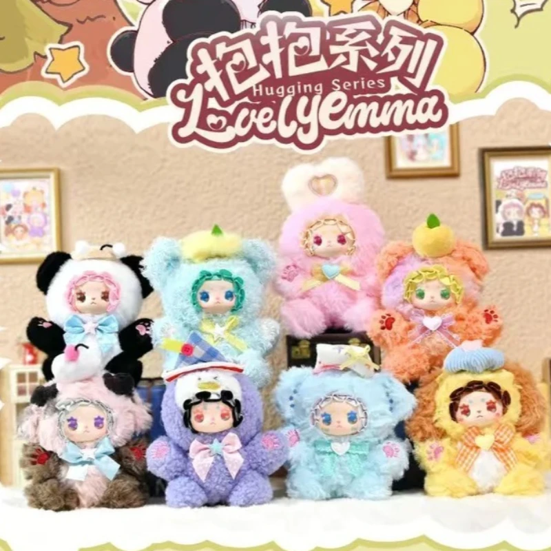 

New Lovely EMMA Blind Box Hugging Series Mystery Figure Decor Kawaii Anime Bag Plush Pendant Doll Decor Collection Birthday Gift