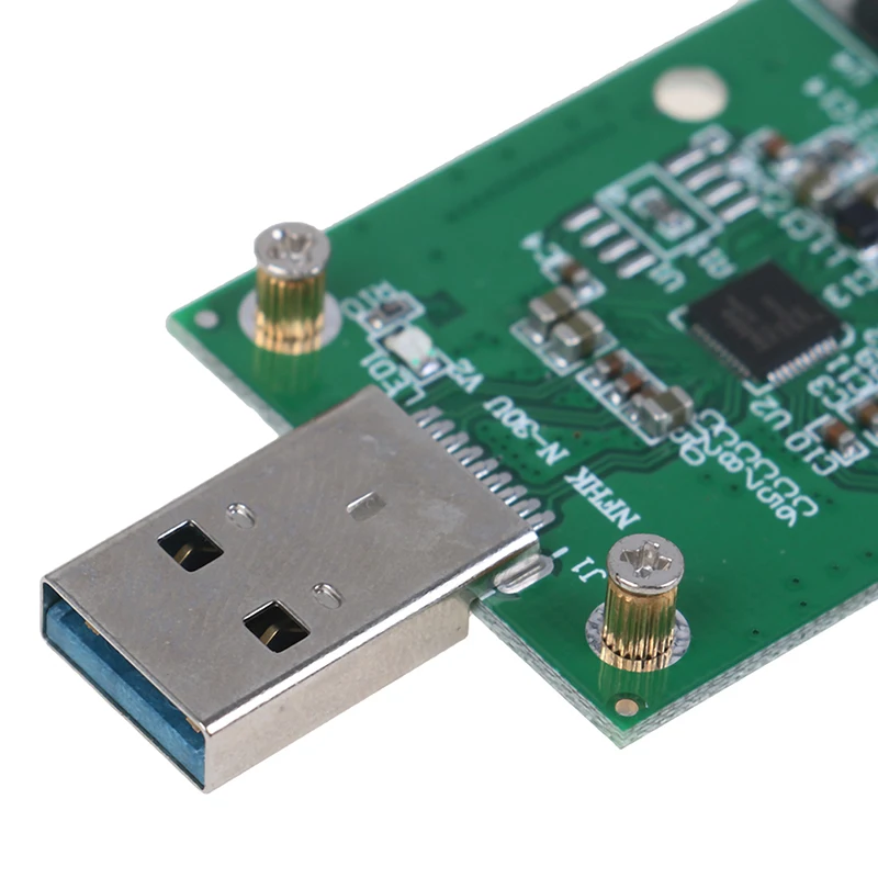 1Pcs Mini USB 3.0 to PCIE External SSD PCBA Conveter Adapter Card Office Accessories