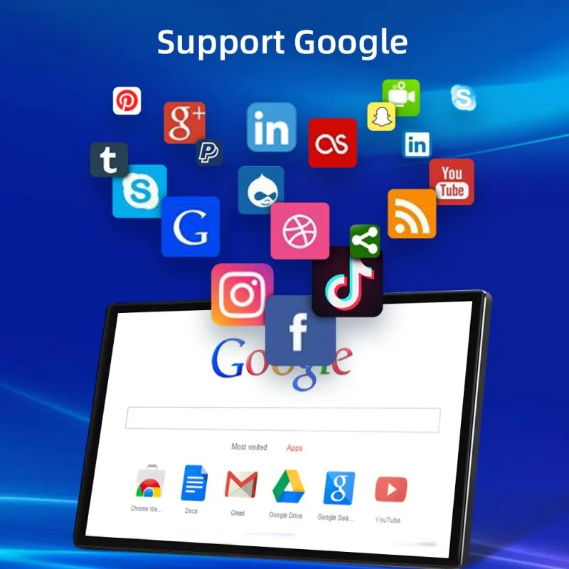 

Slim Indoor Wall Mount LCD Windows Android Flat Screen TV For Advertising Digital Signage