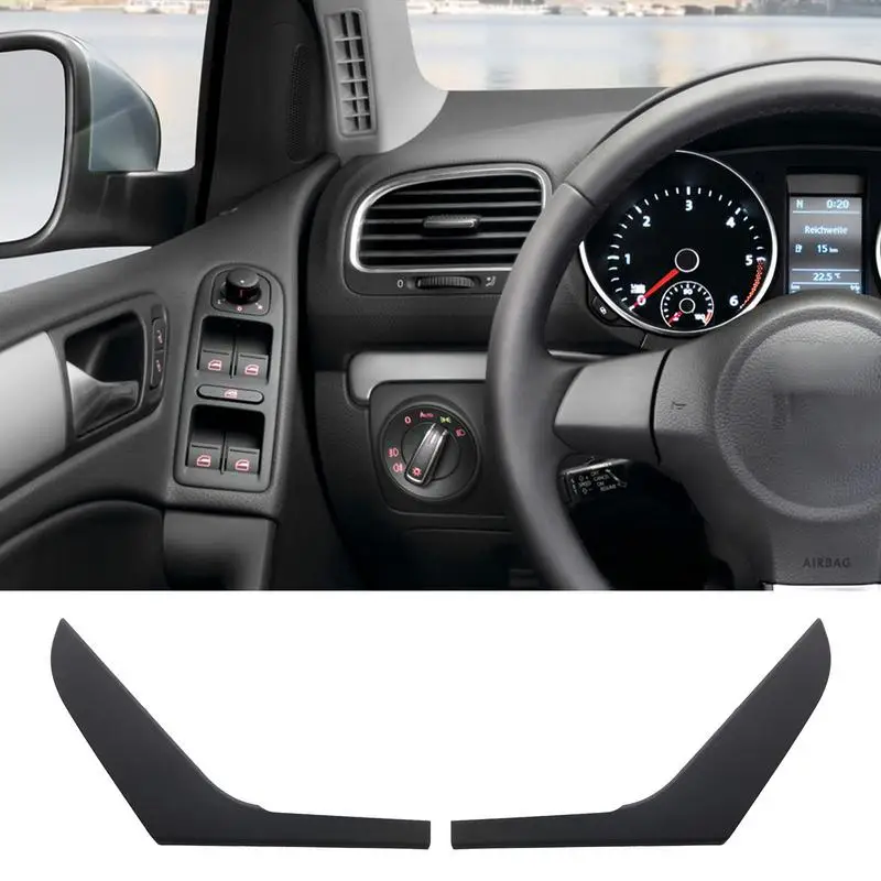 Door Handle Trim Cover For Car ABS Armrest Bracket Precision Design Tight Fit Door Handle Trim Cover Enhances Interior