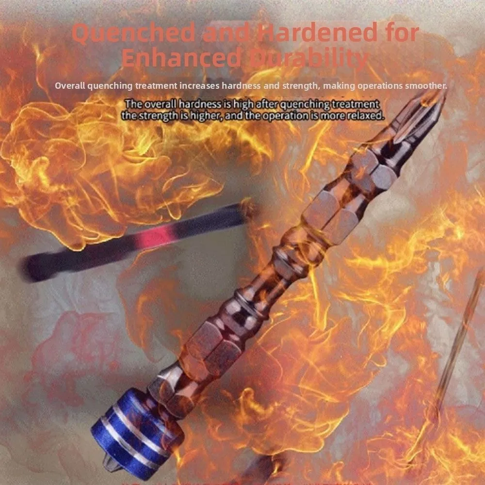 

Набор из 10 ударопрочных магнитных сверл с шестигранным хвостовиком, магнитный адаптер-ключ, односторонний винтоверт