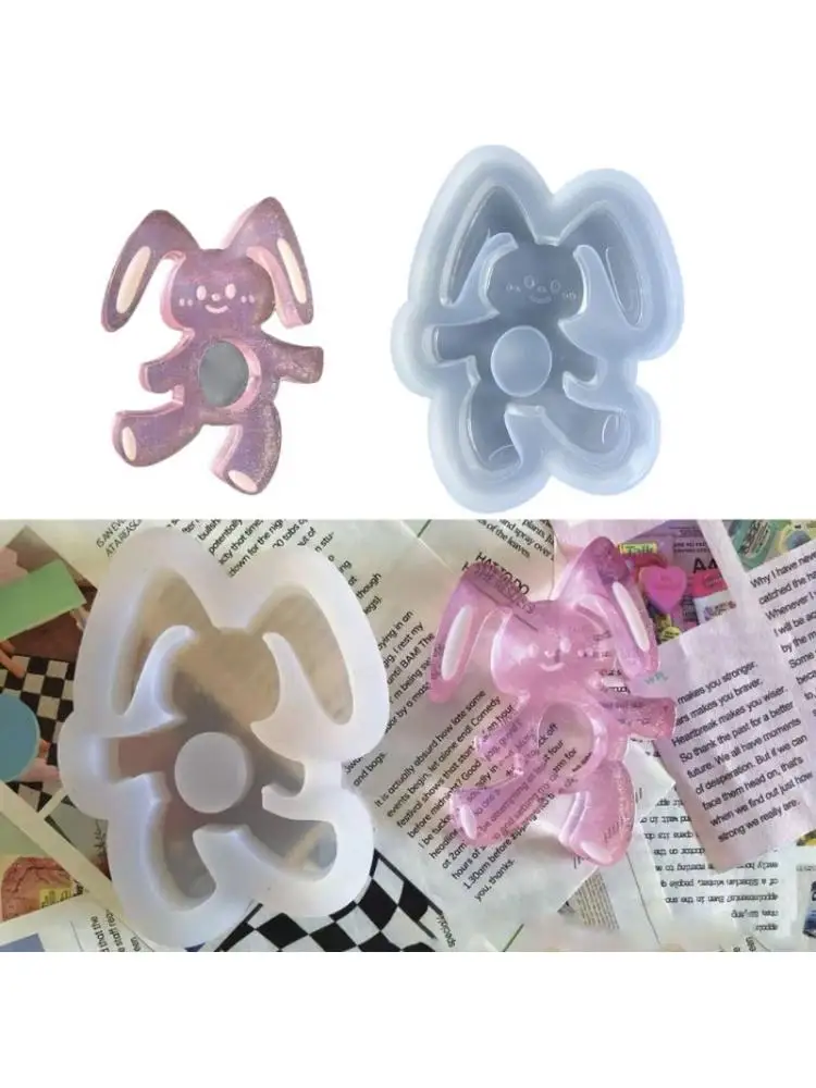 Diy Crystal Epoxy Mould Rabbit Mould Pendant Silicone Ornament Mold
