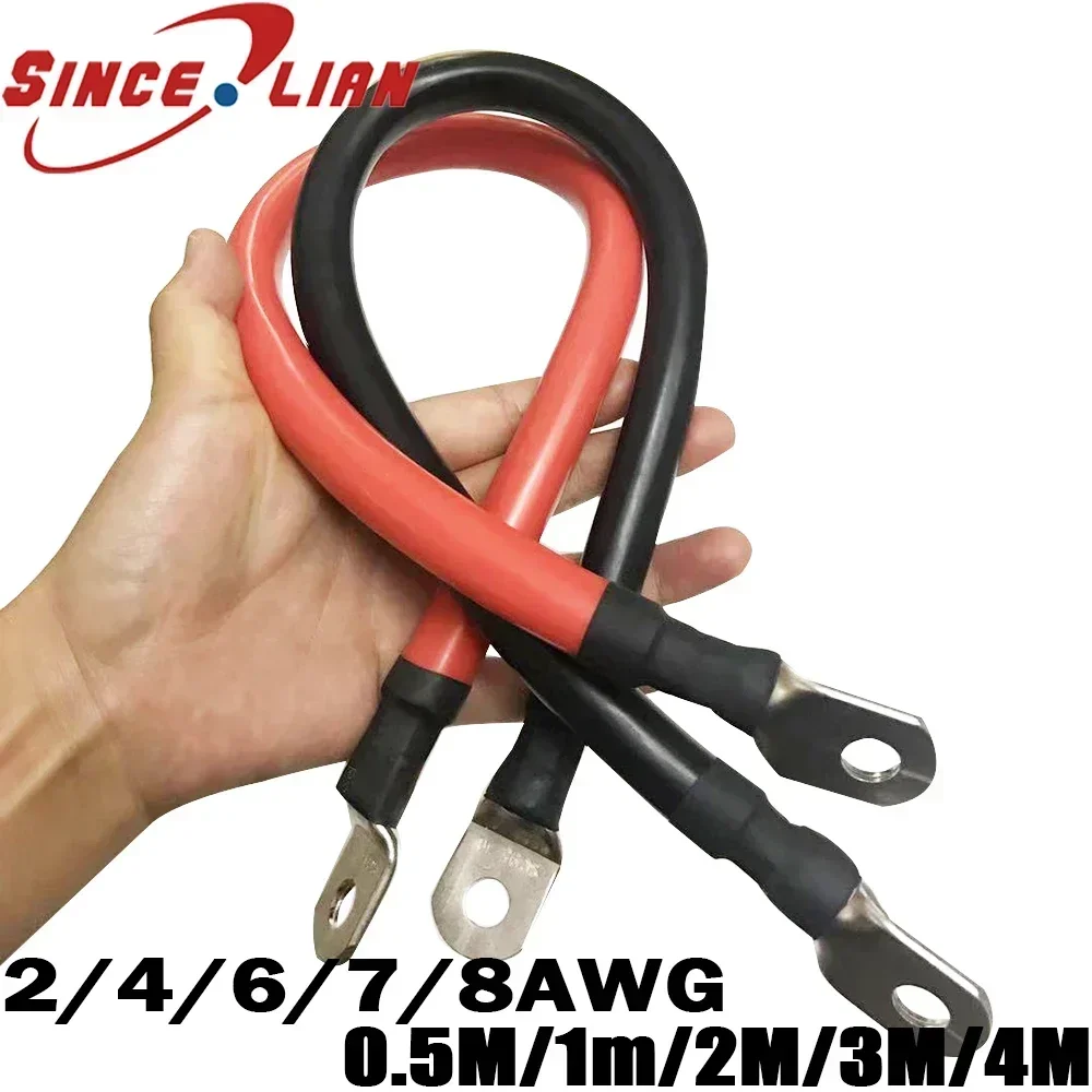 

Soldering Wire Battery Cable 2AWG 4AWG 6AWG 7 AWG AWG Soft Silicone Rubber Wire Battery Terminal Power Silicon Wire