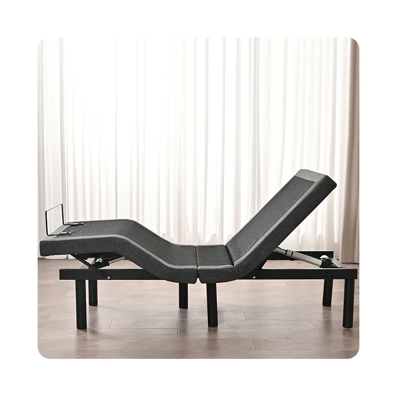 

Wireless remote Usb charging massage electric adjustable bed frame