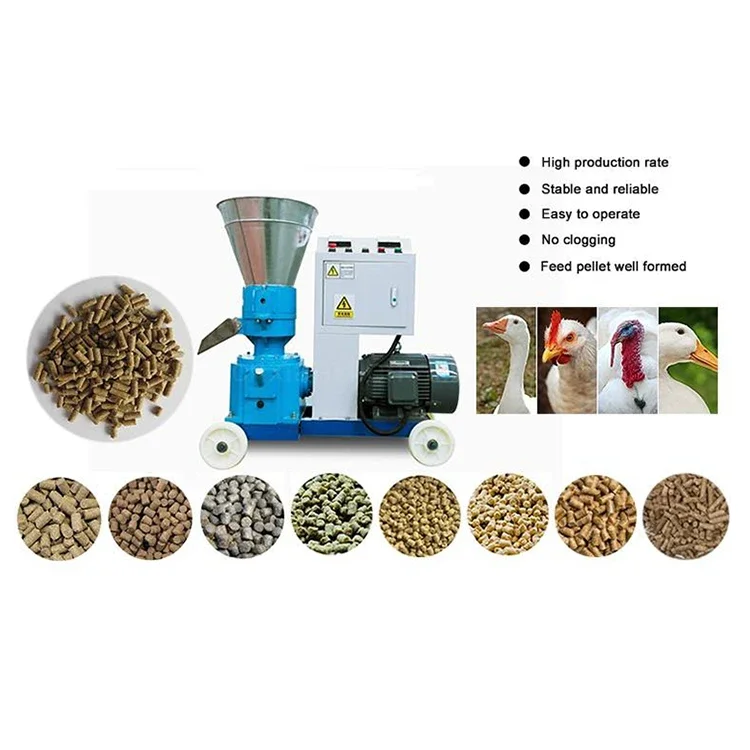 China Rabbit Feed Pelletizer Animal Feed Manufacturing Animal Food Factory