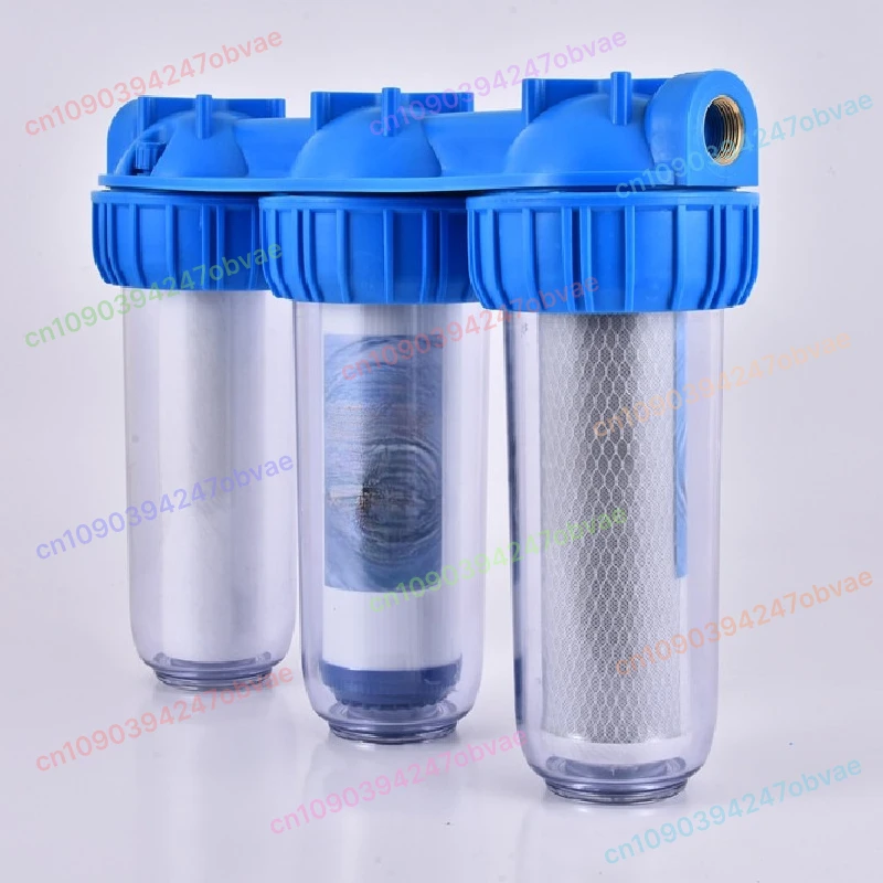 

10-дюймовый трехступенчатый очиститель воды, элемент предварительного фильтра для кухни, бытовой белитель, оптовая продажа, фильтр-бутылка