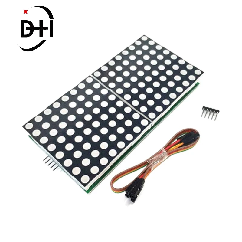 Max7219 Grote Dot Matrix 2088as Drive Display Module 60*60Mm Dot Matrix Microcontroller Besturingskaart