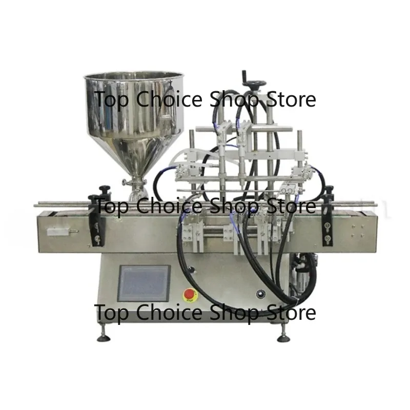 GT2T Double‑Head Pneumatic Liquid Paste Filling Machine For Sauce Honey Glue Bottling Processing 6