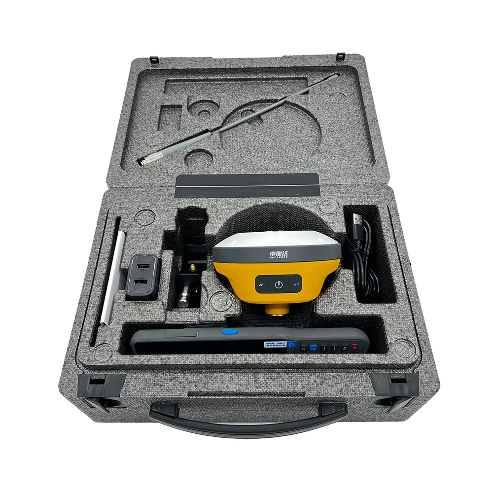 Hi-Target V200 IMU GNSS RTK GPS، التخطيط المرئي يمكن تحميل خرائط Google، ويمكن اختيار لغة رمز التسجيل الدائم