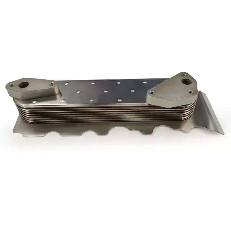 

For Doosan Daewoo Dl08 Engine Spare Parts oil cooler Construction machinery parts