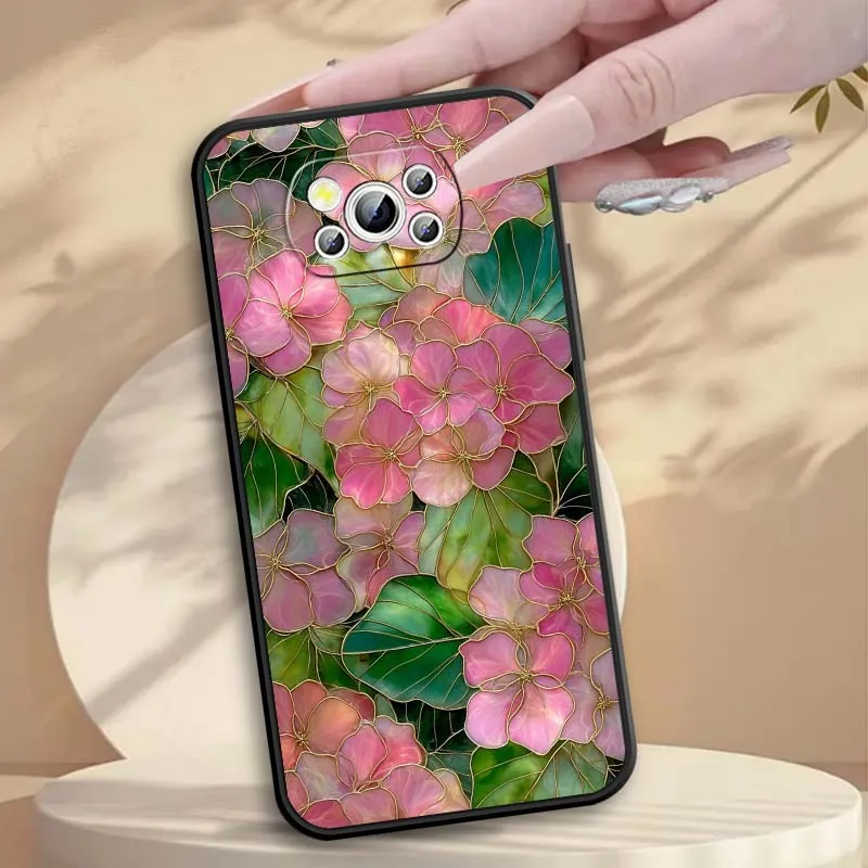 الإبداعية الفن الفاخرة نمط ل Xiaomi Mi Poco F3 F4 F5 F6 X3 X4 X5 X6 X7 M3 M4 M5s M5 M6 GT Pro 5G غطاء أسود جراب هاتف #4