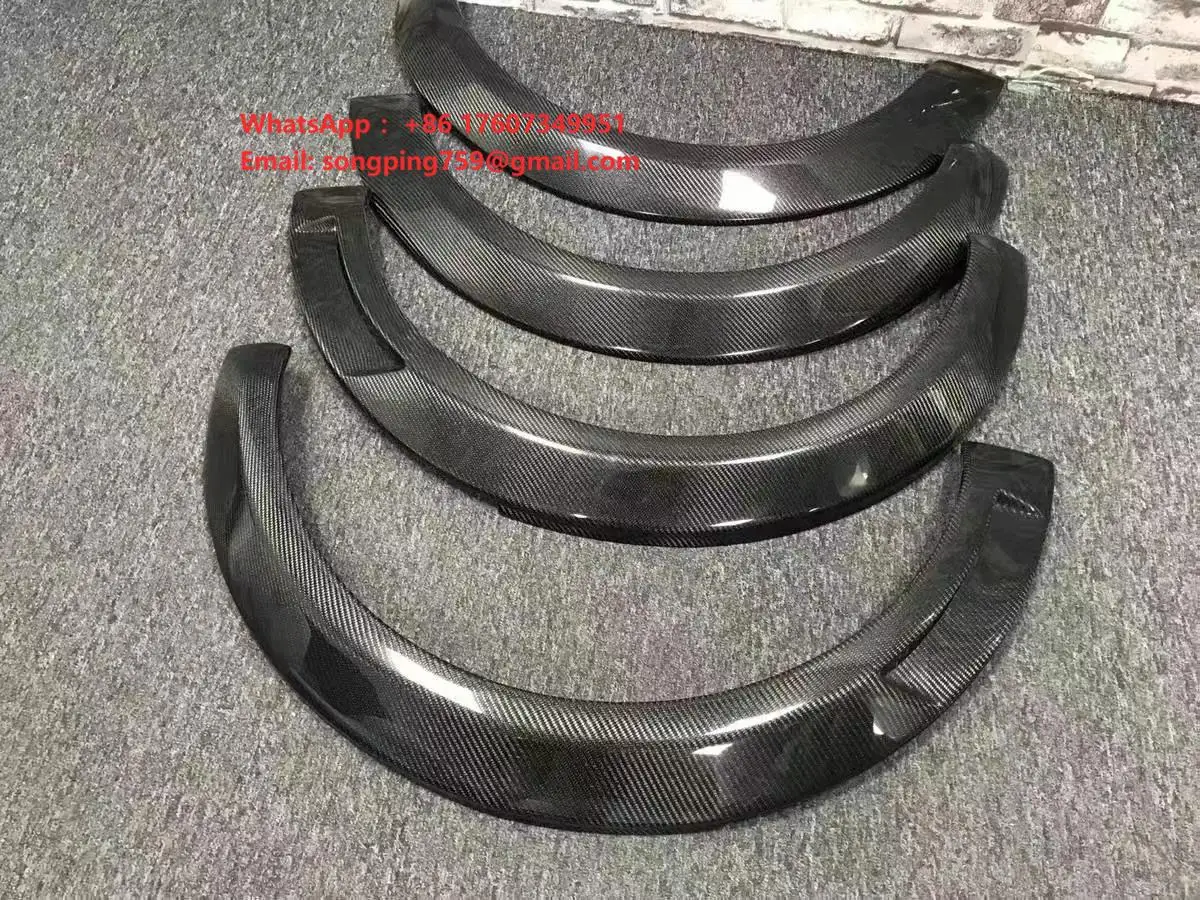 Real Carbon Fiber Wheel Fender Flares  Fit for BMW Mini Cooper F56 2014-now
