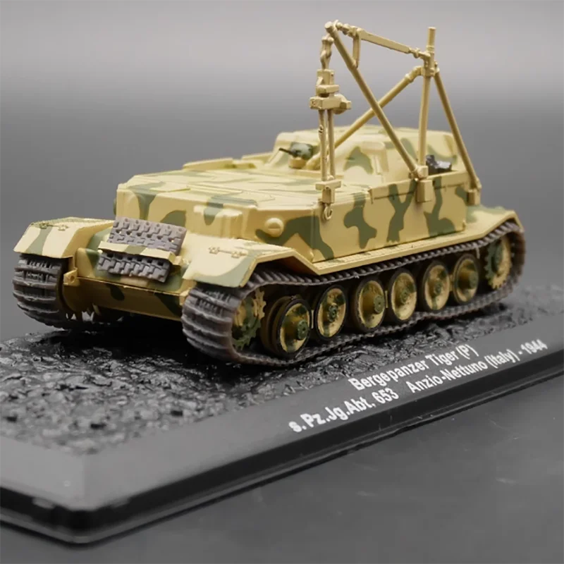 

Литье под давлением в масштабе 1:72, Ixo Bergepanzer Tiger P, модель танка из сплава, готовая модель автомобиля, коллекция, украшение, подарок, игрушки, дисплей