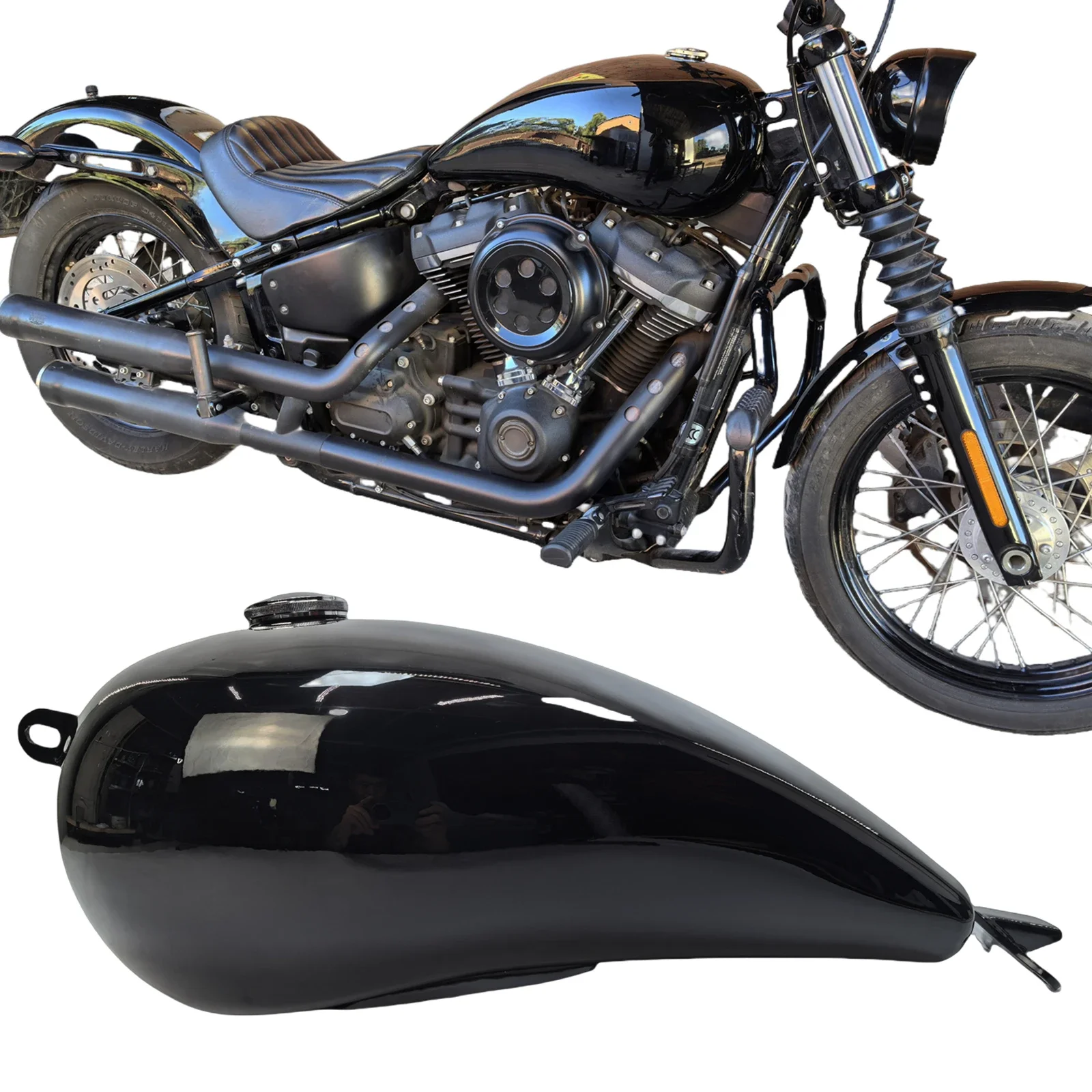

Pop 14L/15L мотоциклетный бензиновый топливный бак для Harley Davidson Softail 2018-2024