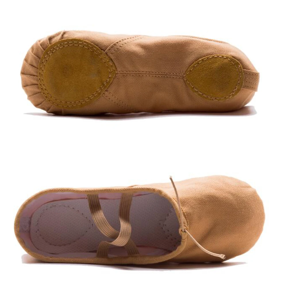

Flats Yoga Ballet Shoes for Girls Slipper Slippers Ladies Light Brown Dance Miss