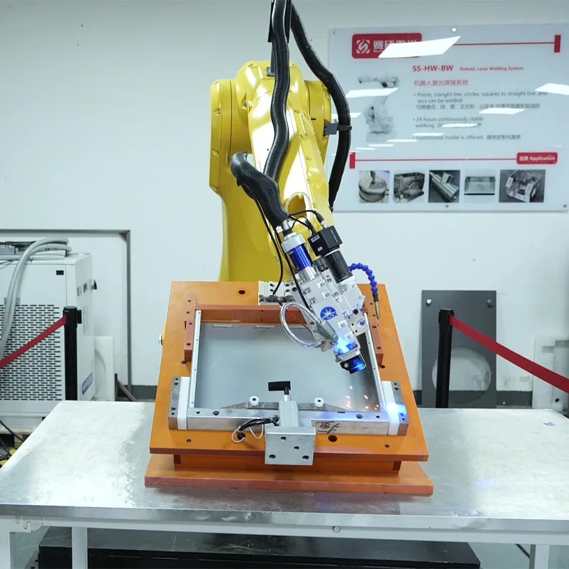 Laser automatic welding robot automatic welding bathroom door and window hardware laser welding special