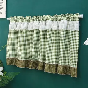 1Pcs Half Curtain Short Window Curtain for Kitchen Blackout Curtains Decor Home Living Room Bedroom Dinning Use
