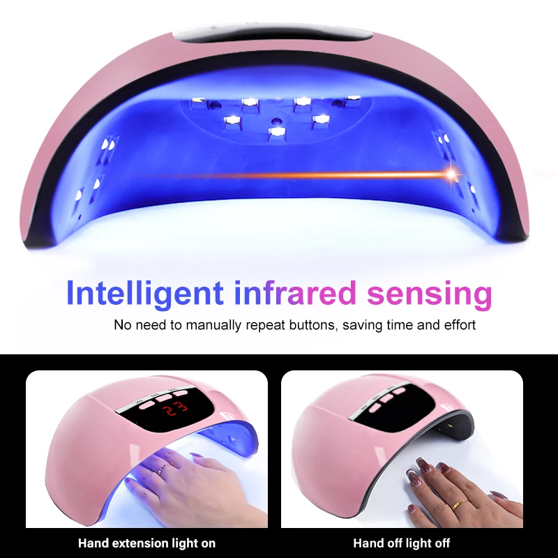 전문 네일 드라이어, 18LED 네일 아트 라이트, 자동 센서 포함, 모든 UV 젤 네일 광택제, 살롱 도구용 네일 드라이어