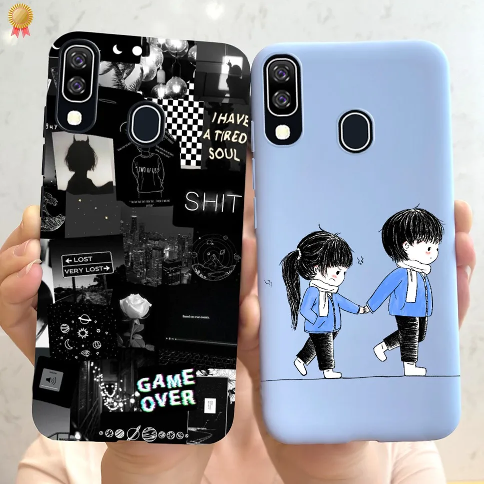 For Samsung A40 A 40 Case Soft Cute Cartoon TPU Silicone Back Cover Coque For Samsung Galaxy A40 A 40 A405FN Phone Case Funda