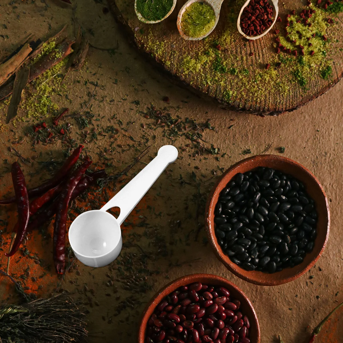 

100pcs Quantitative Measuring Spoon Large Capacity Long Handle For Coffee Milk Fruit Powder Baking Cooking Tools