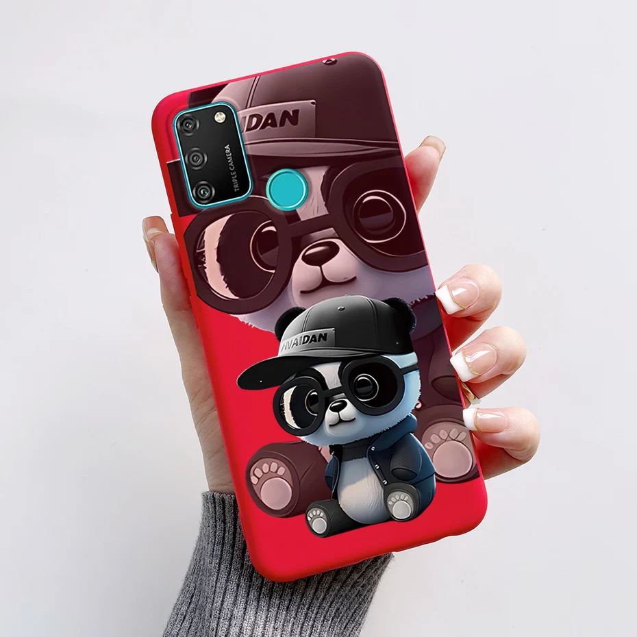 For Honor 9A 9 A Case Cover For Huawei Honor 9A 2020 MOA-LX9N Phone Case Bumper Cute Rabbit Panda Soft Fundas Honor9A Coque 6.3\