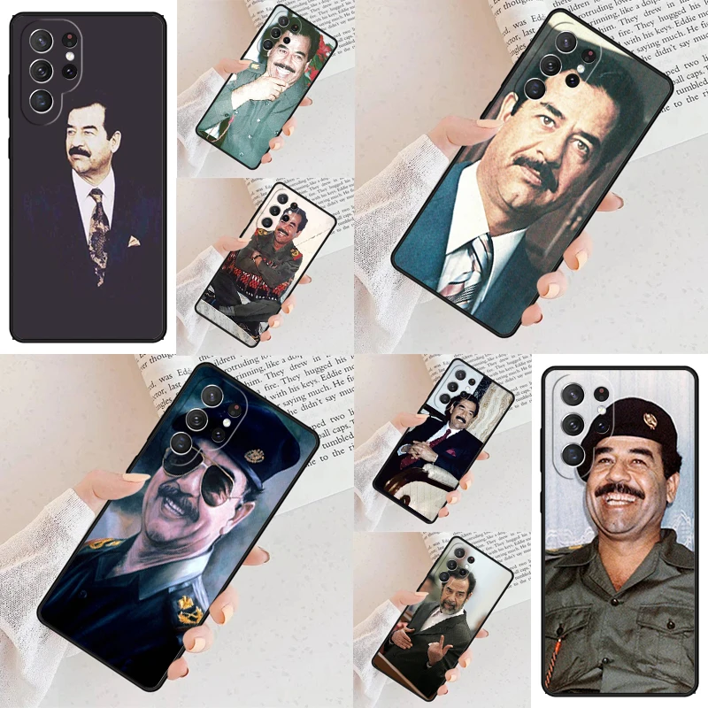 Saddam Hussein Iraq Arabic Cell Phone Case for Samsung Galaxy S26 Ultra S25 S24 S23 S22 S21 S20 Note10 Cover