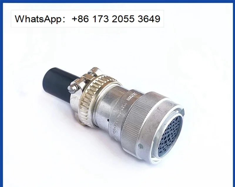 47 Pin Circular Aviation Connector HD36-24-47SE-059 Female Metal Plug With Cable Clamp