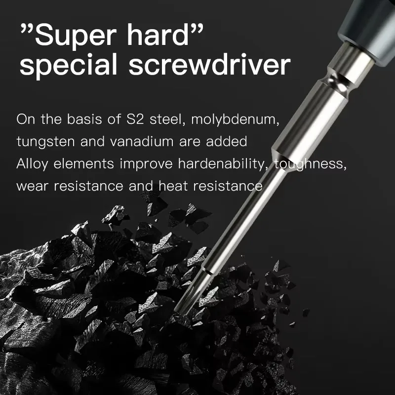 MaAnt MY-903 Spezial-Schraubendreherbit aus hochfestem legiertem Stahl mit starker magnetischer Adsorption, Demontagewerkzeug für iPhone, Android und MacBook – Detail 3