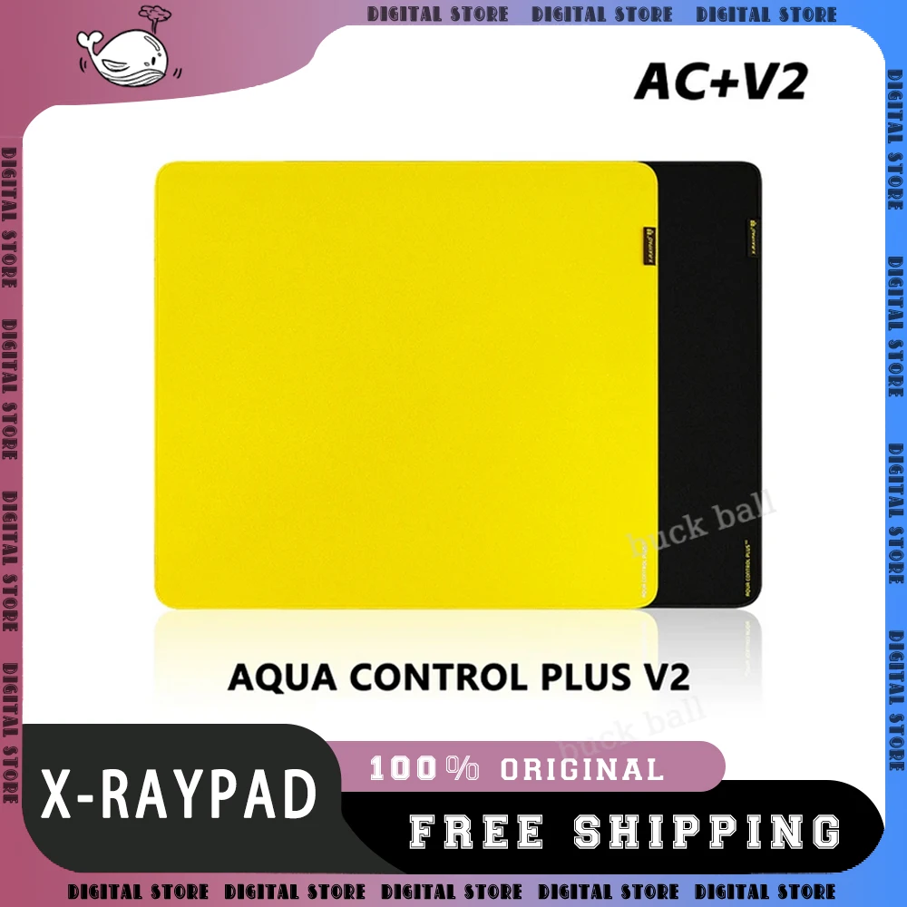 X-Raypad Aqua Control Plus V2 Mouse Pads Yellowbee Ac+V2 E-Sports Gaming Mousepad For Pc Gamer Office Accessories Custom Gift