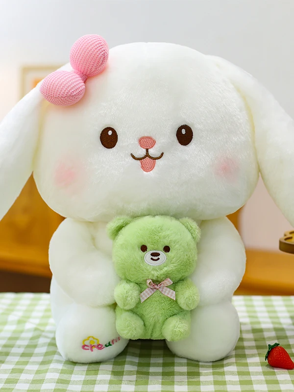 

Мягкая игрушка-кролик Hing Bear: Уютная кукла для детей, подарок на день рождения для мальчиков и девочек, мягкая плюшевая игрушка-животное