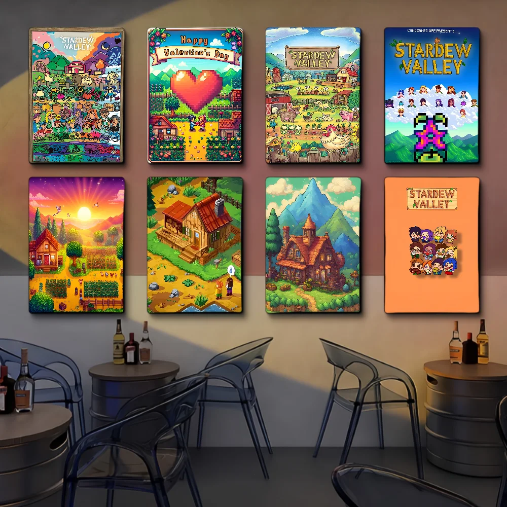 

Stardew Valley Self-adhesive Art Poster Whitepaper Prints Posters Artwork Aesthetic Art Wall Painting