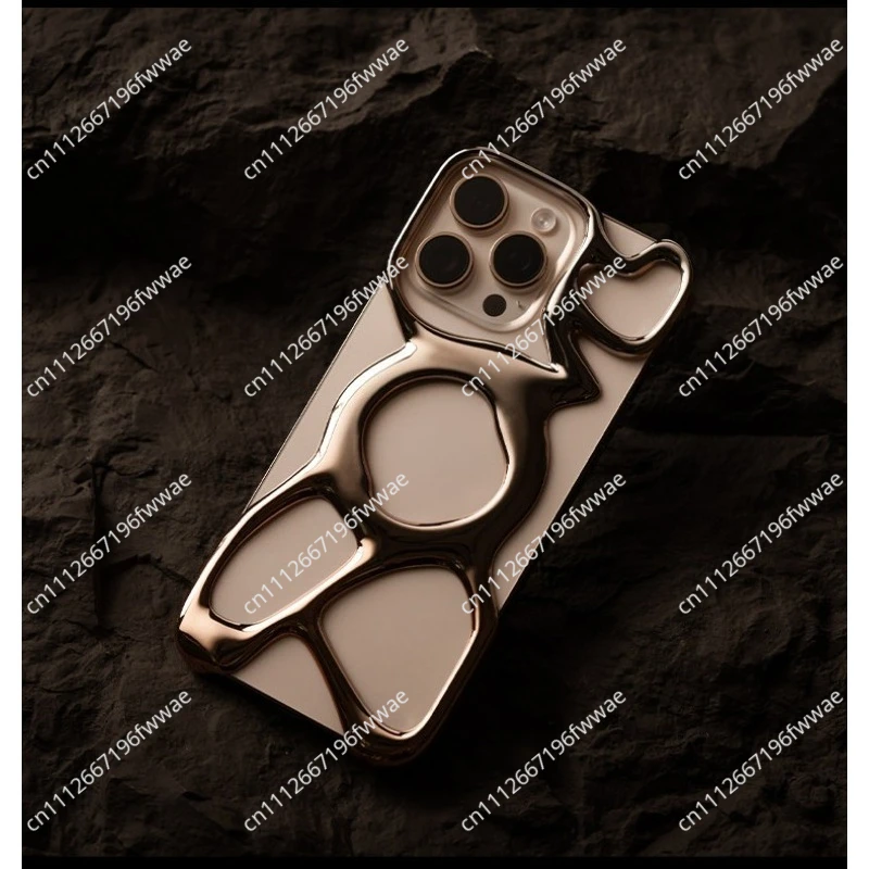 Suitable for Mobile Phone Case Accessories, Mobile Phone Case Accessories, New Hollow Protection, Couple High Fashion