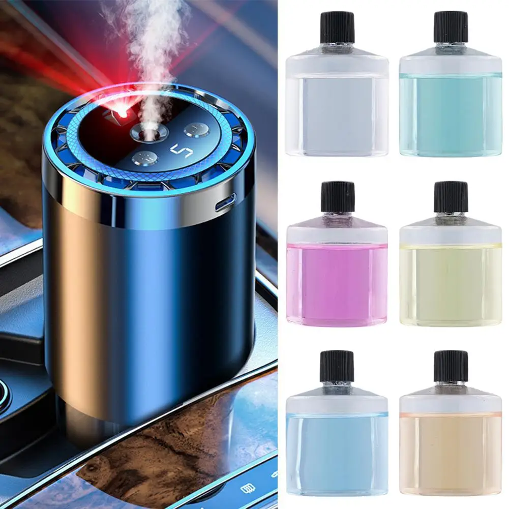 Aromatizador Automático Inteligente para Carro com Luz Estrelada no Teto, Ajustável, 30-50ml